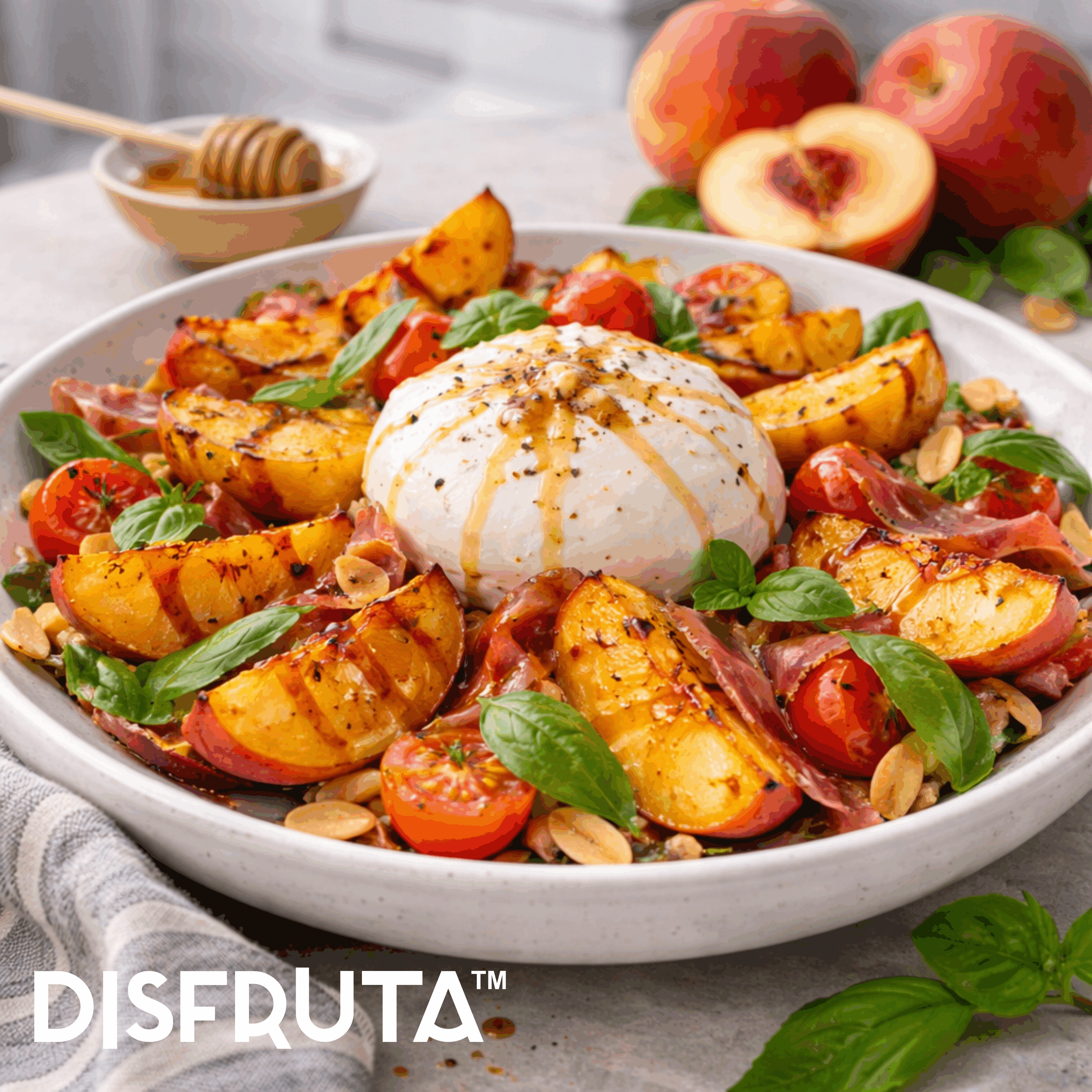 Durazno Gourmet Burrata Disfruta™.gif
