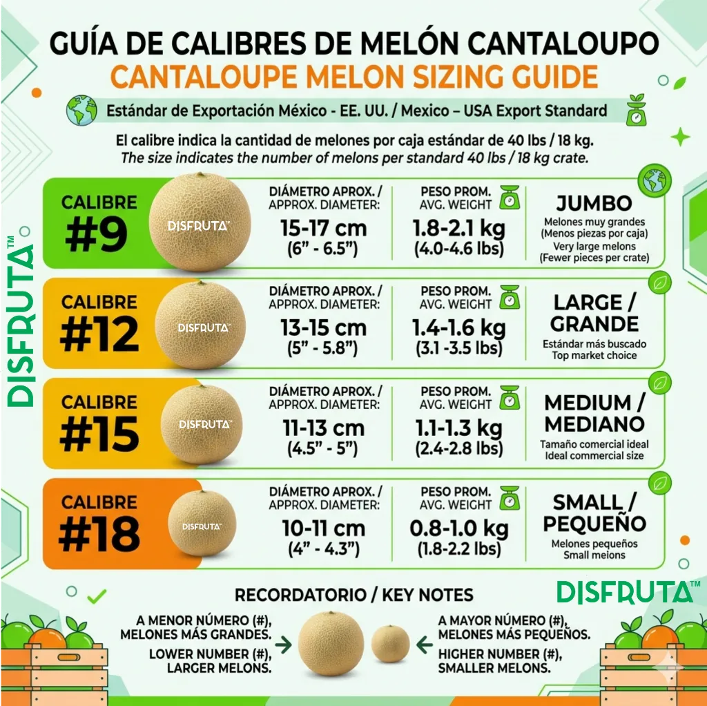 Cantaloupe Chart Sizes Disfruta™.webp
