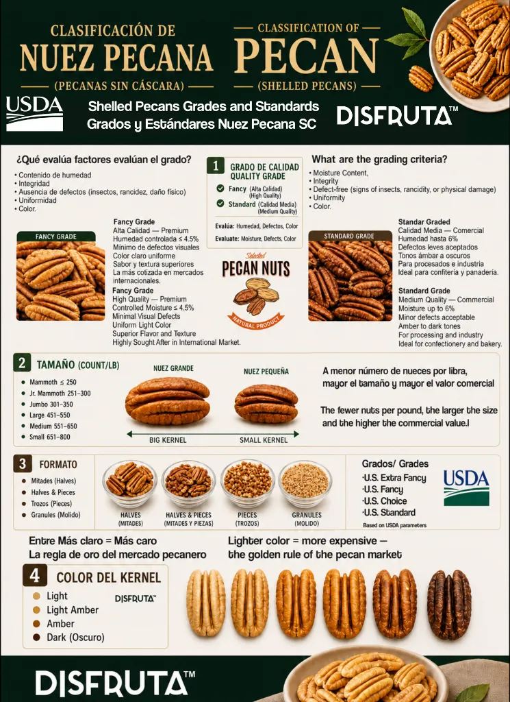 Pecan Nuts Clasification USDA Disfruta™.webp