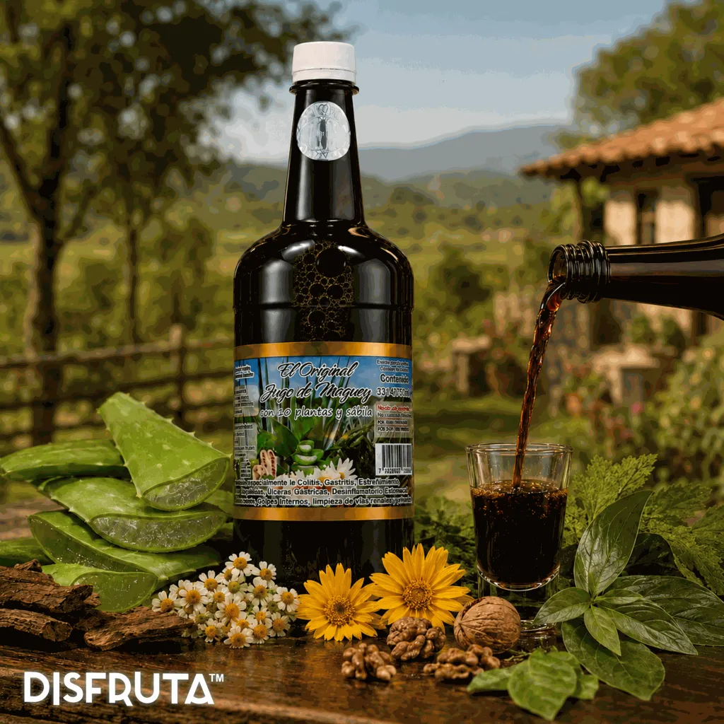 Jugo de Mague Silvestre & Sábila 1LT Gourmet .webp
