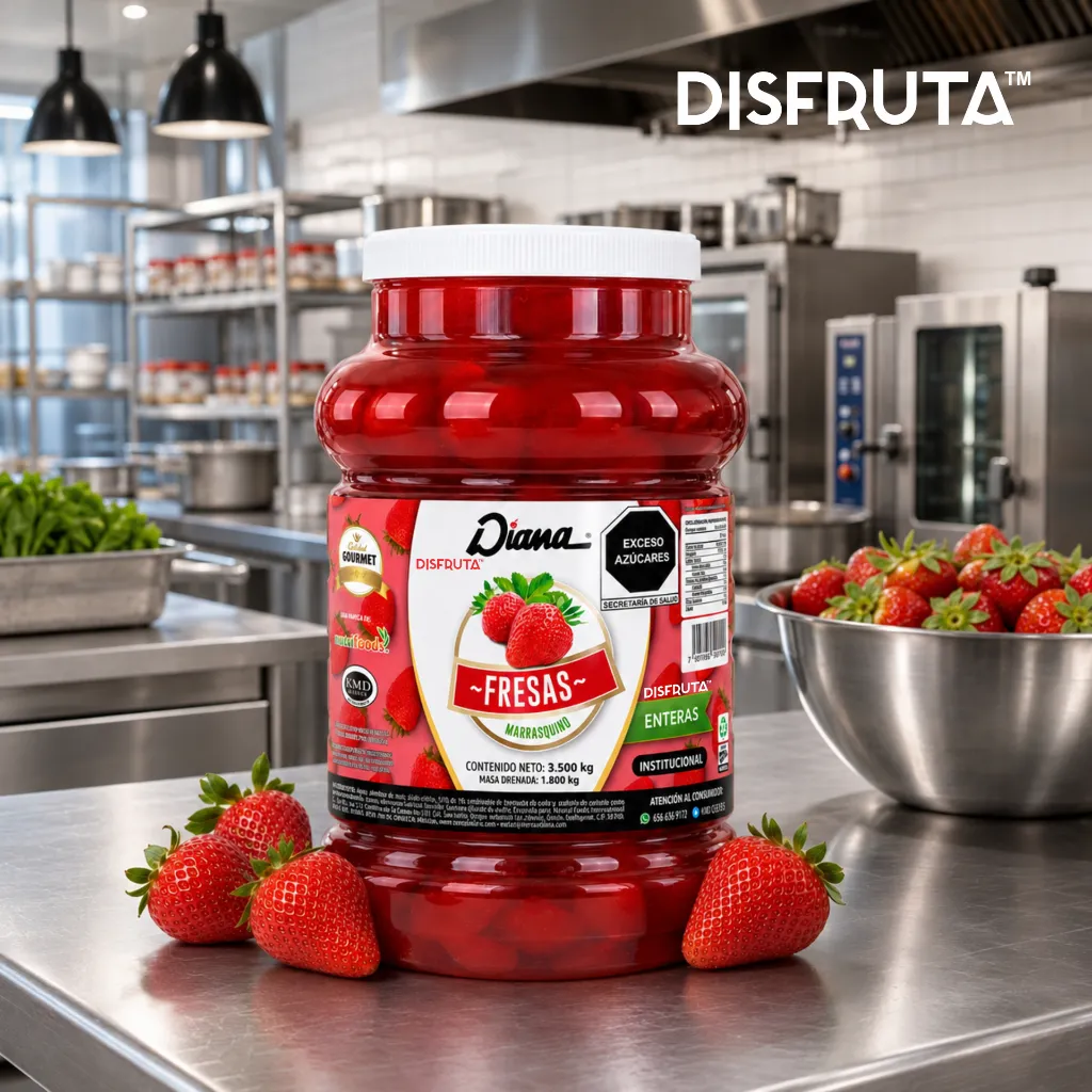 Fresas En Almibar Diana® CIL 3.5L Gourmet 1 Disfruta™.webp