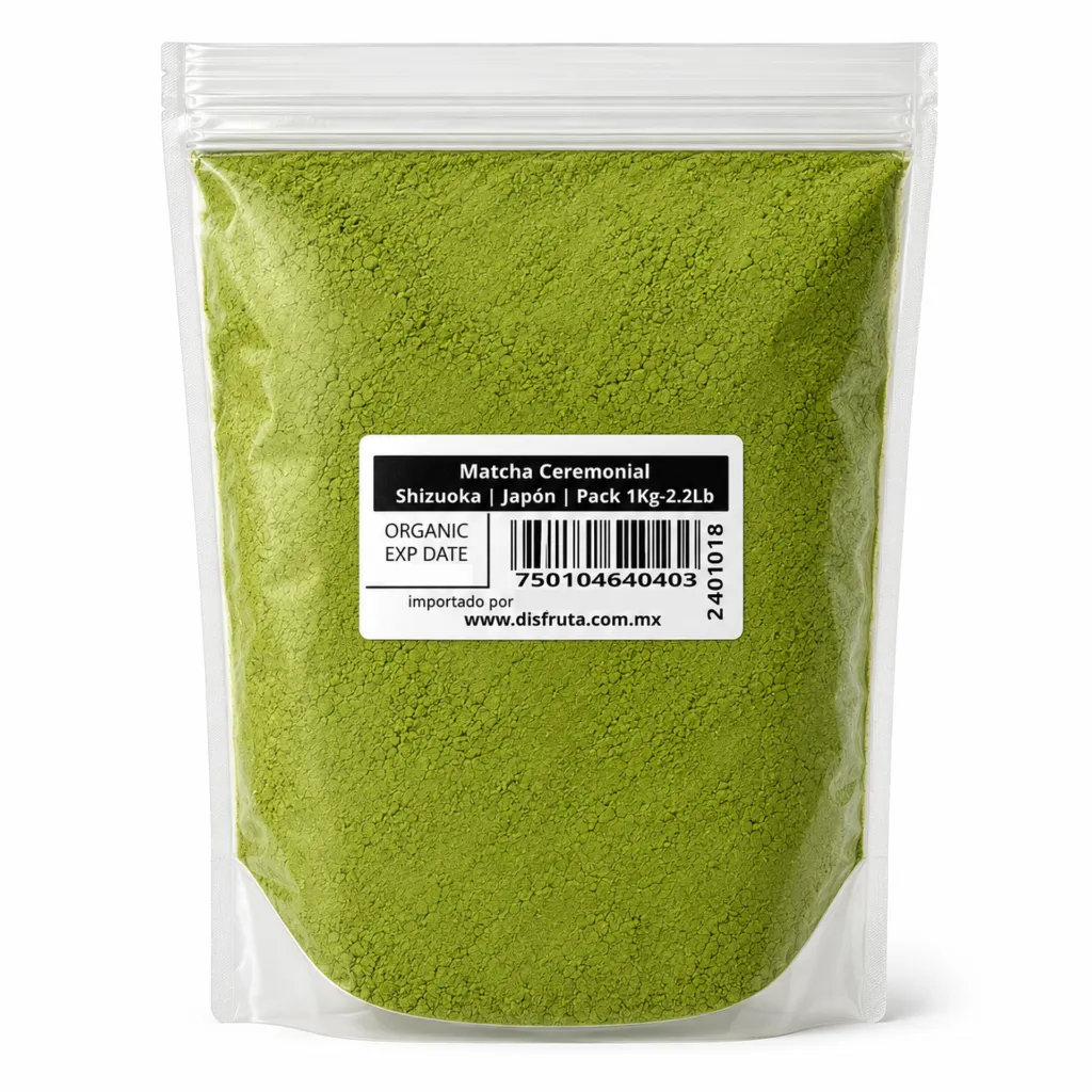 Matcha Ceremonial Shizuoka Japón Pack 1Kg Disfruta™.webp