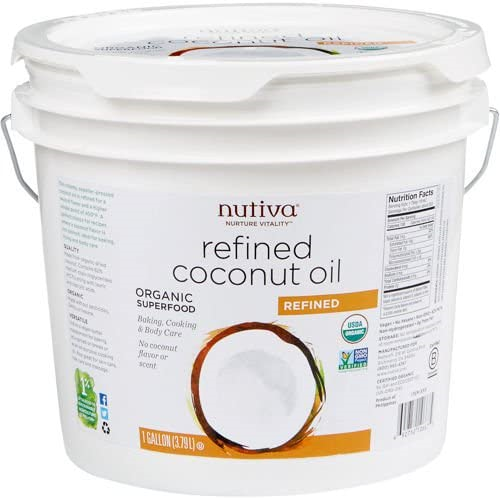 Aceite De Coco Orgánico | Nutiva® | E.U.A. | CUB-3.79Lt