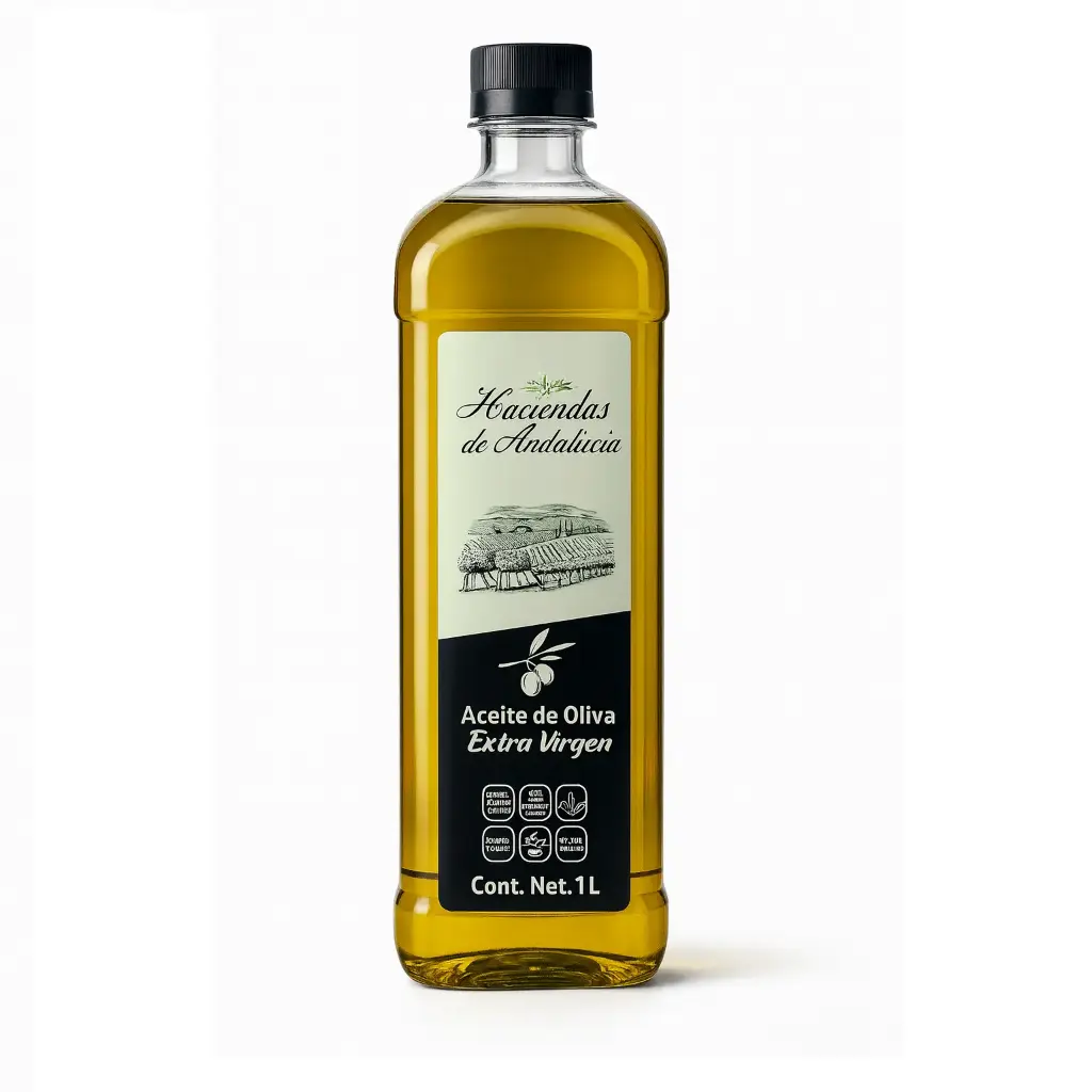 Extra Virgin Spanish Olive Oil | Hacienda De Andalucía® | 1LT - 33.81 FL OZ                                                                   