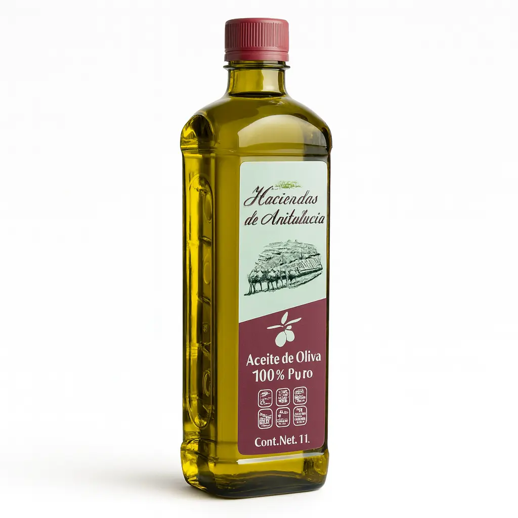 Pure Olive Oil | Hacienda De Andalucía® | 1LT - 33.81 FL OZ                                                              
