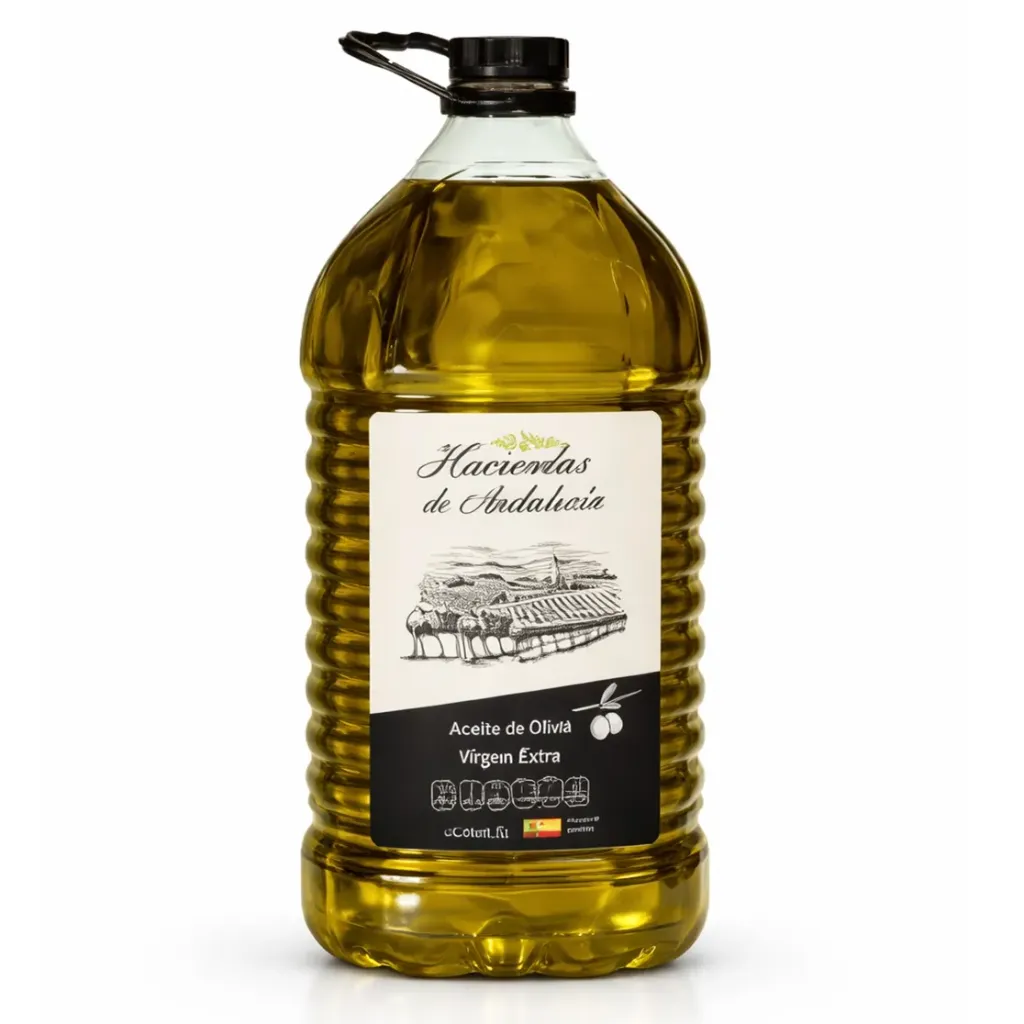 Extra Virgin Spanish Olive Oil  | Hacienda De Andalucía ®| 1.32 GAL -5LT                                                                              
