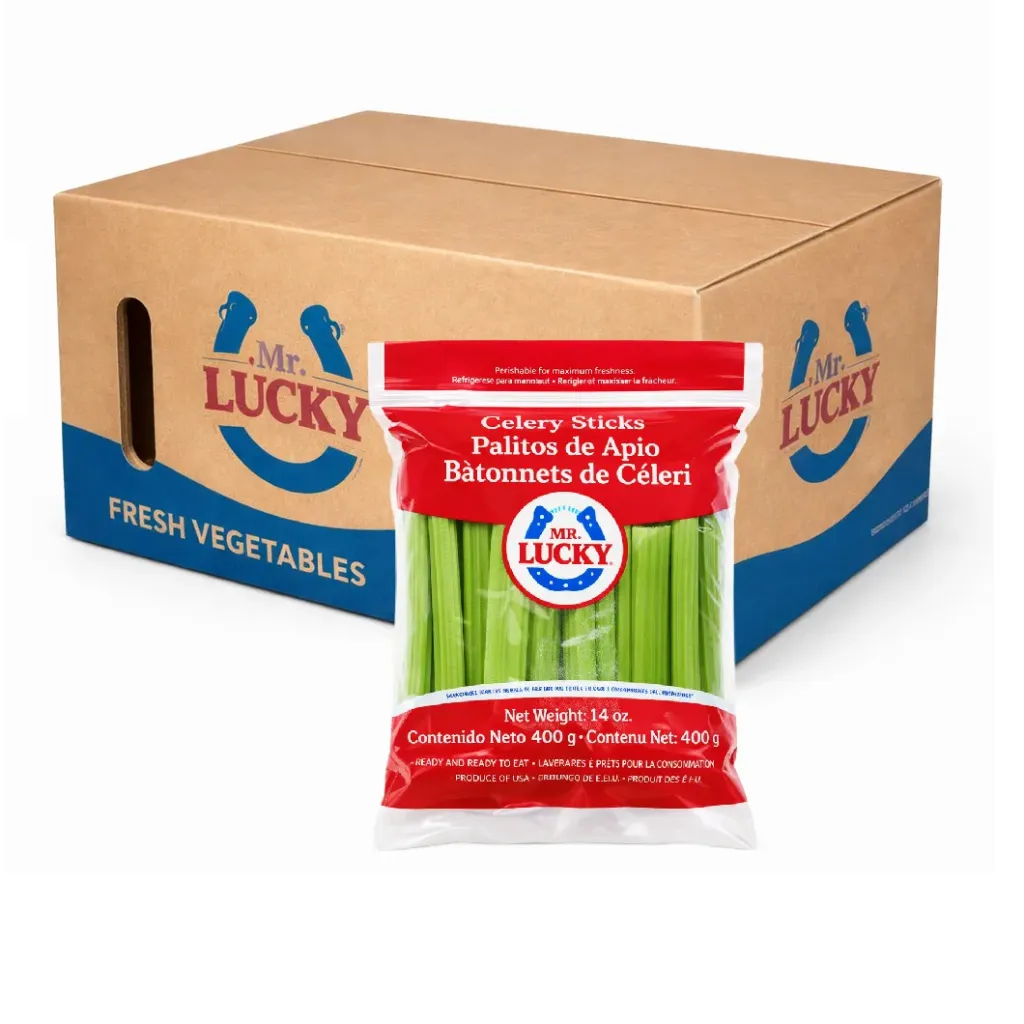 Apio Precortado | Mr. Lucky® | Guanajuato| C-CTN  Pack 4-100Gr 12's                                                                              