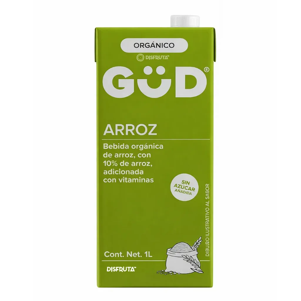 Bebida de Arroz Orgánica | Sin Azúcar | GüD® | 1L