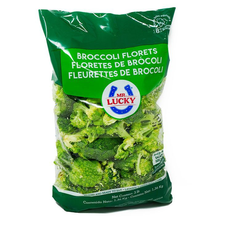 Brócoli Floretes | Mr. Lucky® | Guanajuato |Pack 1.36Kg-3Lb                                                                                