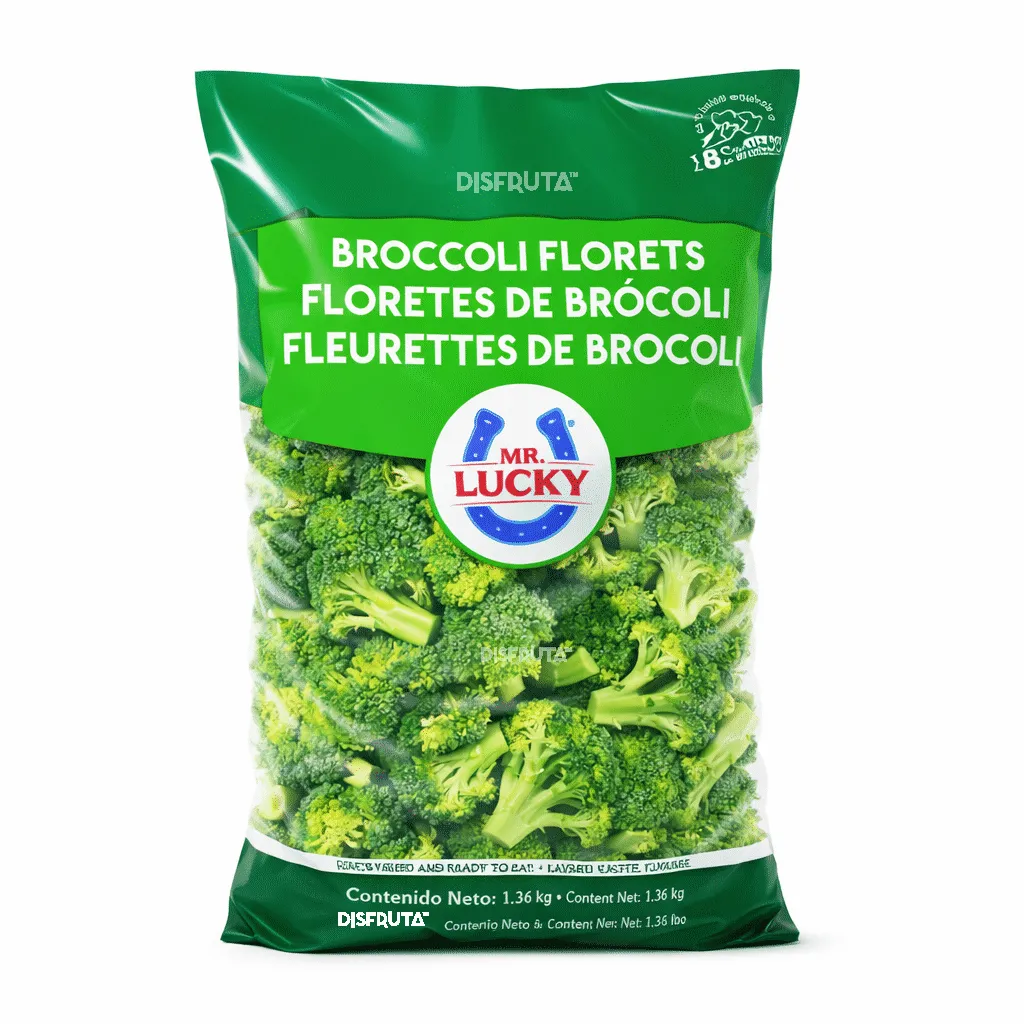 Brócoli Floretes | Mr. Lucky® | Guanajuato |Pack 1.36Kg-3Lb                                                                                