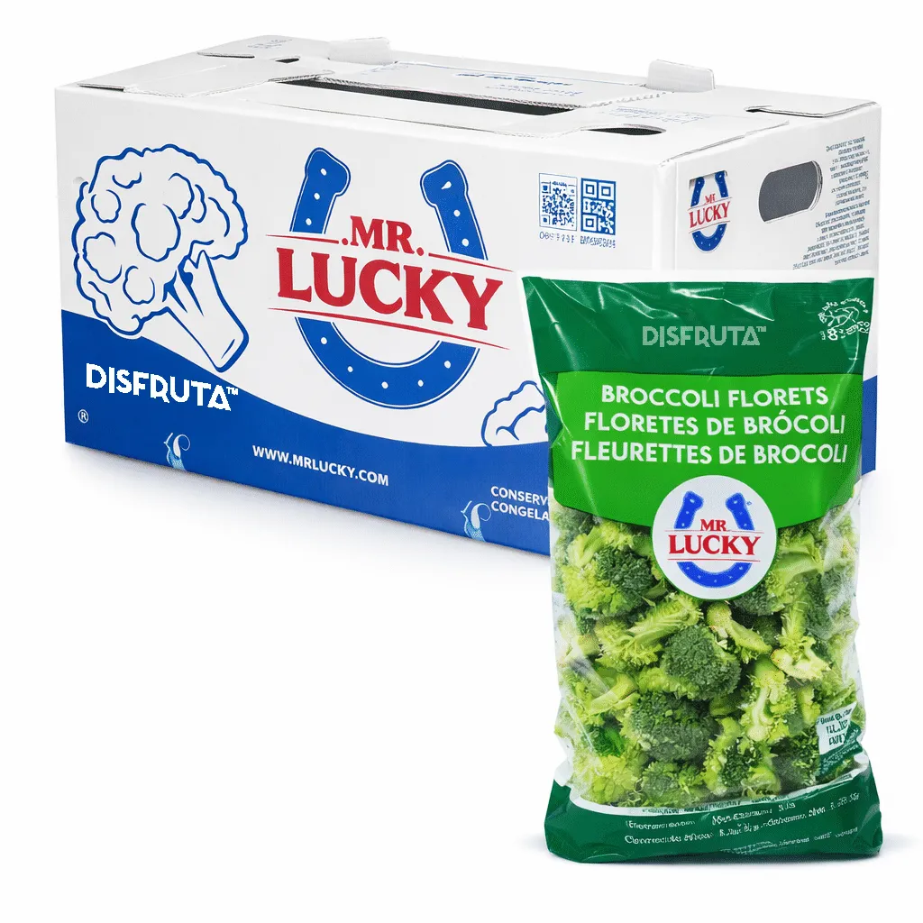 Broccoli Florets & Stems| Mr. Lucky® | Guanajuato |  CTN-BX 10 Pack /3Lb                                                                               