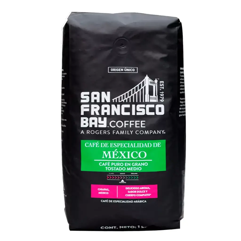 Speciality Coffee Beans  | Black Label | San Francisco Bay® | Chiapas | Pack 2.2Lb                                                                               