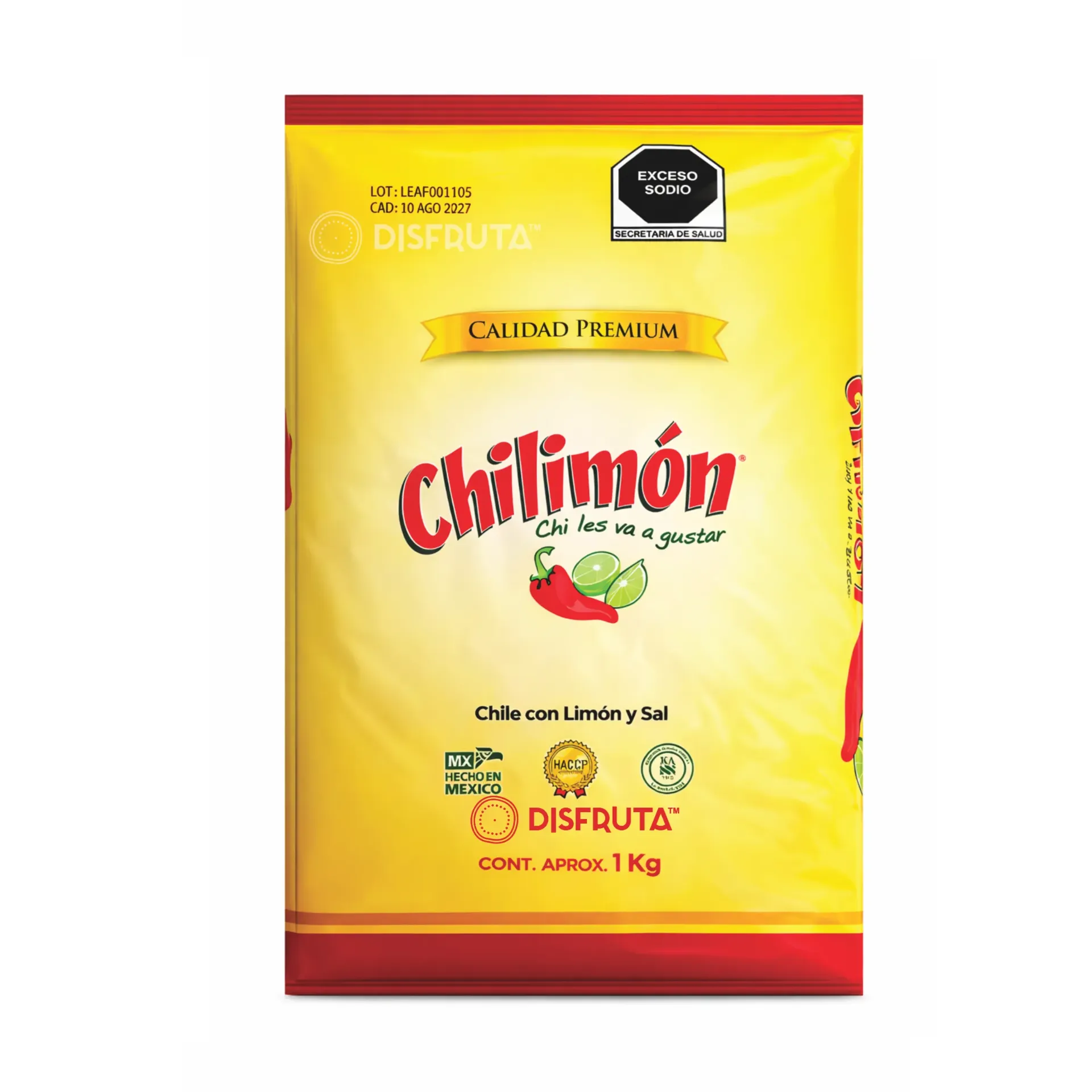Chilimón® | Chile en Limón Y Sal | Jalisco | Pack 1Kg