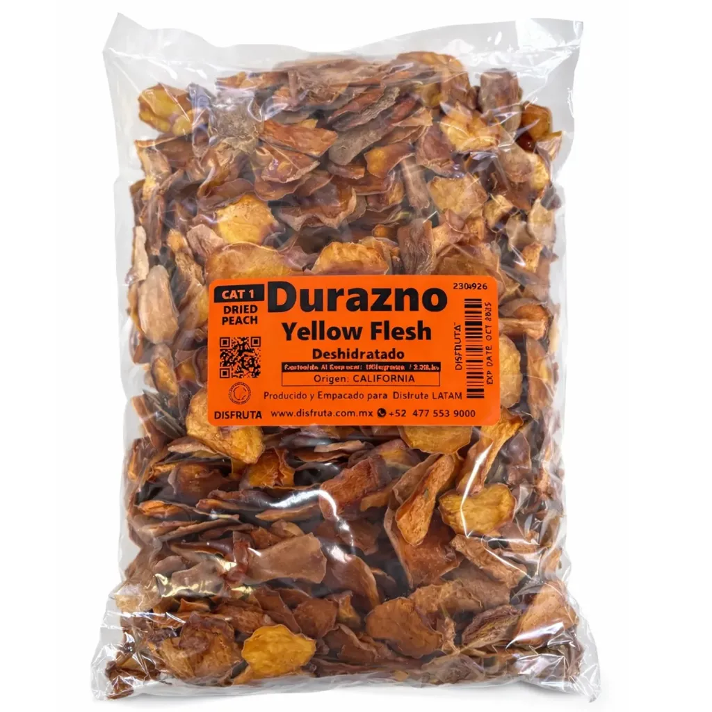 Durazno Yellow Flesh Deshidratado | California | GRL                                                                               