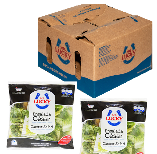 Ensalada César |  Mr. Lucky® | Guanajuato | C-CTN 12 Pack/185Gr                                                                               
