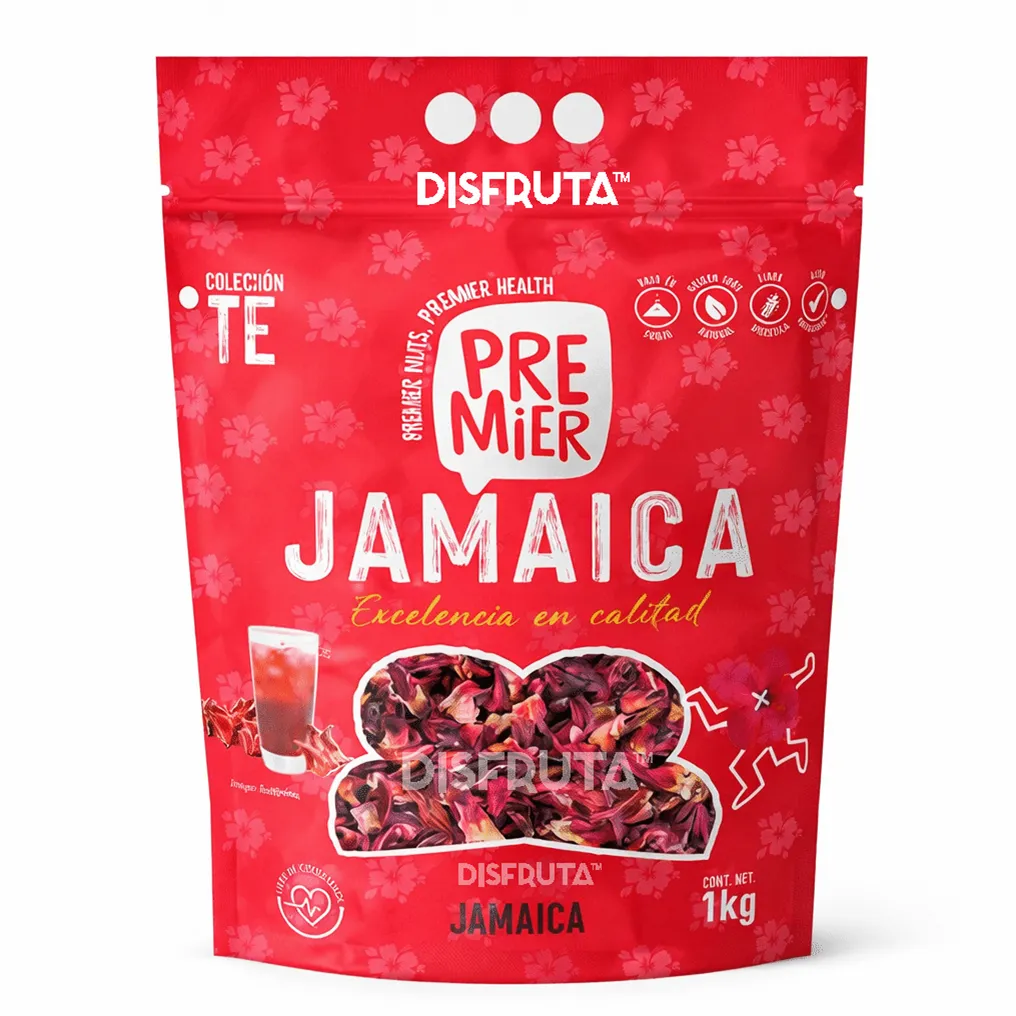 Dried Hibiscus Flower| Premier® | Sudán | Pack 1Kg-2.2Lb                                                                               