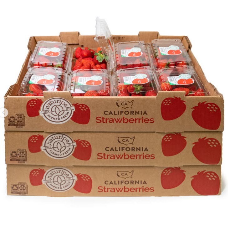 Fresa Selecta | Var. Marcas |  Jalisco | C- CTN 8 Clamshells 1Lb-454Gr                                                                       