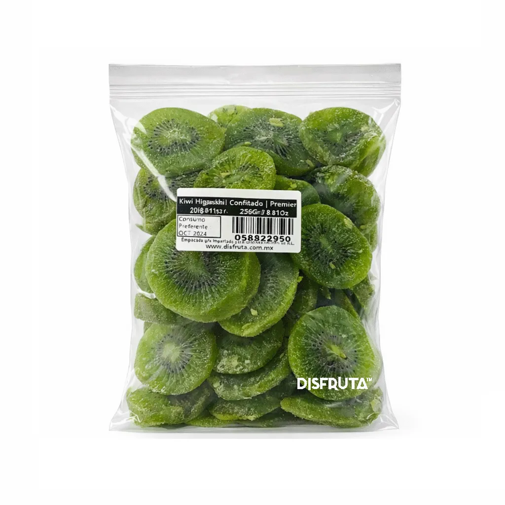 Candied Kiwi Slices | Premier® | China | Pack 250gr                                                                           