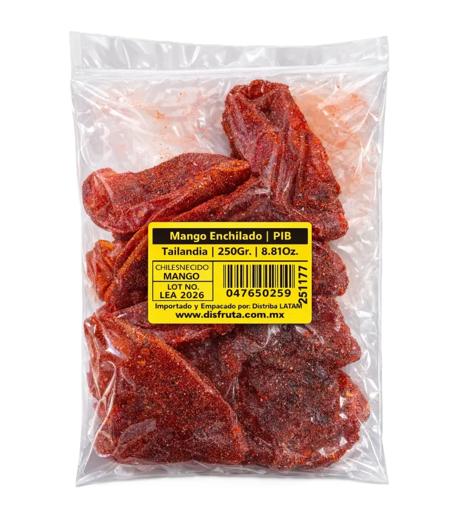 Spicy Dried Mango | P. Strips | PIB® | Thailand | Pack 8.82OZ                                                                         