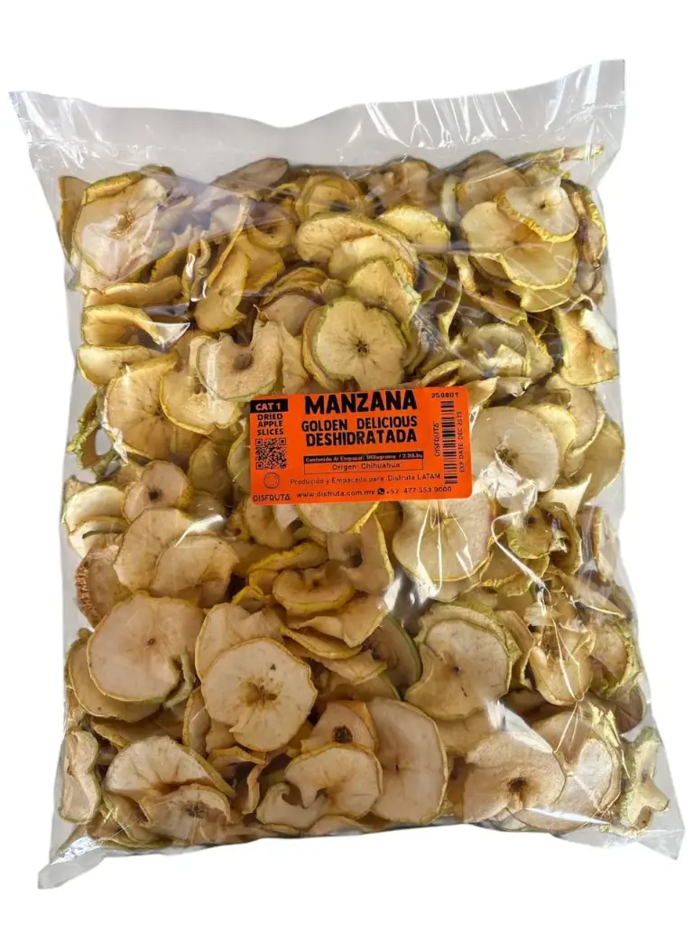 Manzana Golden Delicious | Deshidratada | Chihuahua | GRL                                                                                                                                                