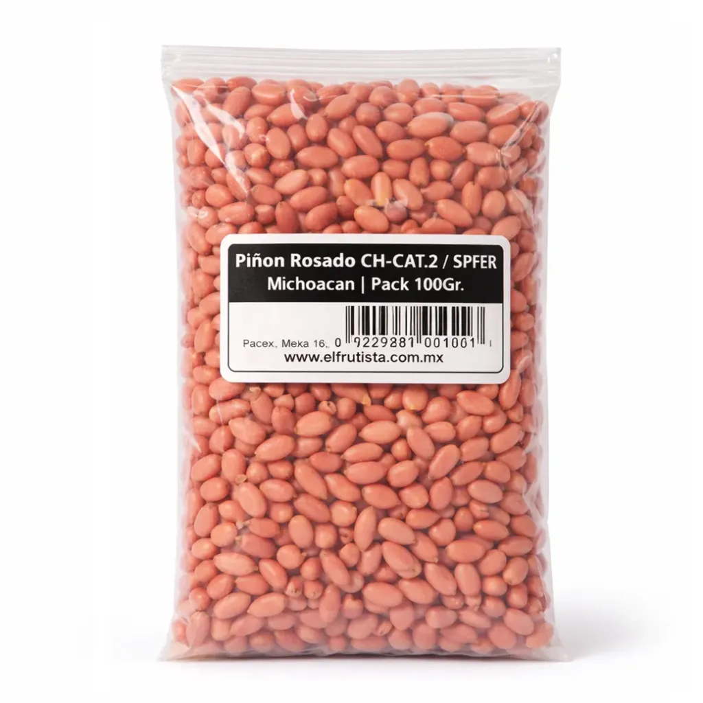 Piñón Rosado | #J CAT.1 | Sin Endocarpio | Querétaro  | Pack 100Gr                                                                               