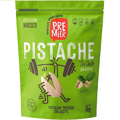 Pistache Kerman Entero | HOR-C/Sal | Premier® | California | ZipBag 1Kg                                                                            