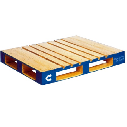 Tarima Reforzada ® (120X100X15Cm) | Madera Retornable | Blue                                                                            