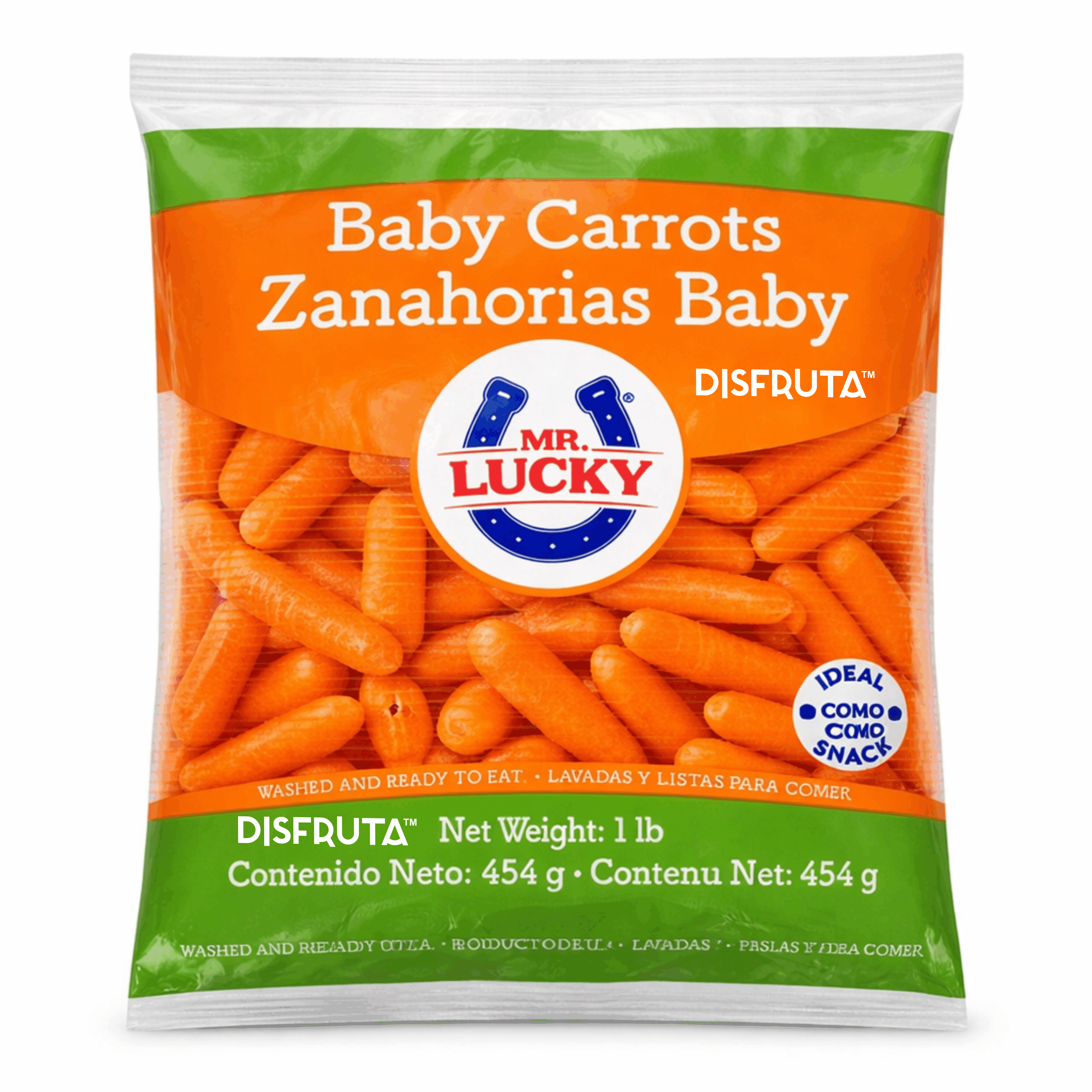 Zanahoria Baby | Mr. Lucky® | Guanajuato | Pack 454Gr-1Lb
