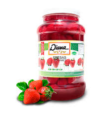 Fresa en Almíbar | Entera | Diana® | CIL 3.5Kg.Neto/Dren1.5Kg 