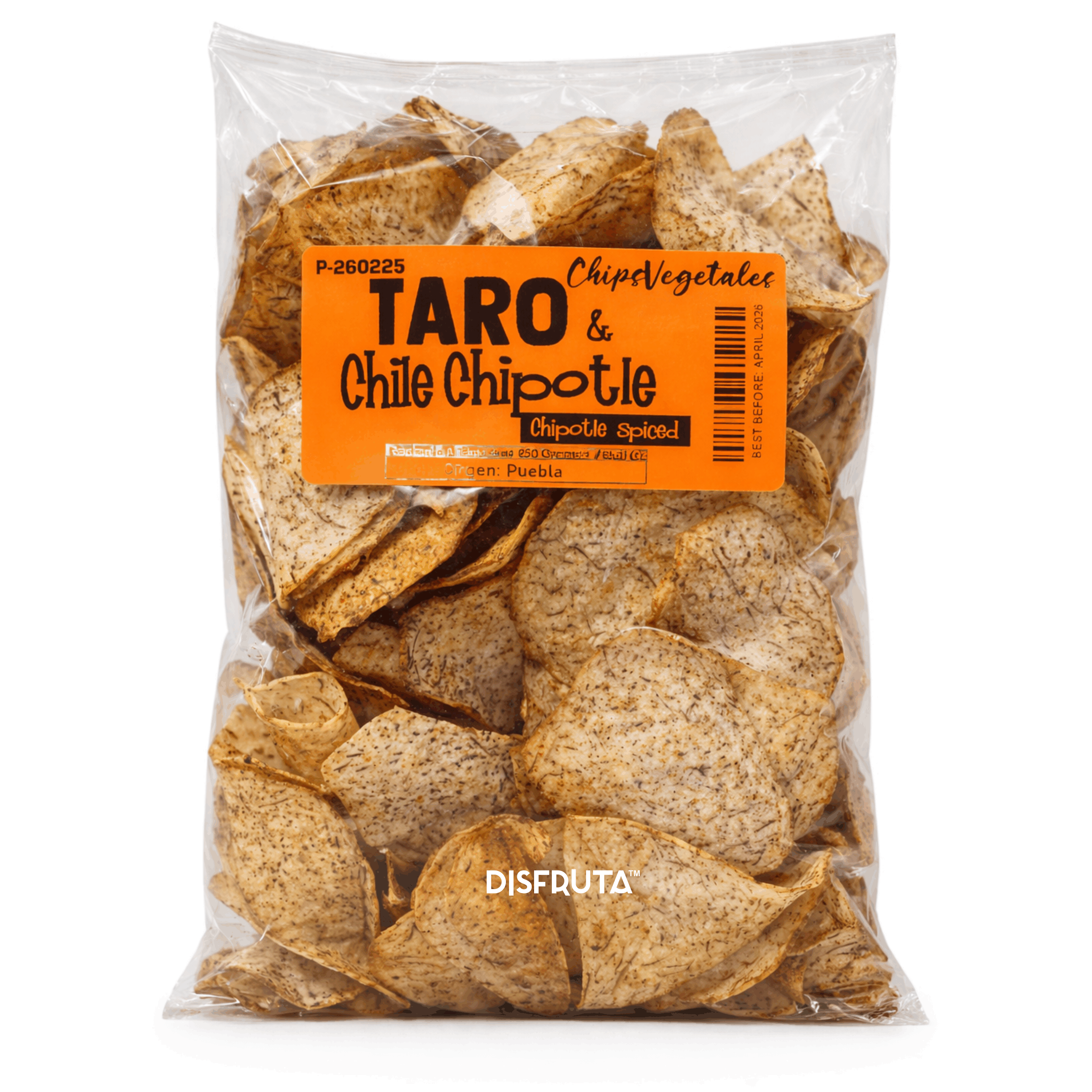 Taro & Chipotle | Veggie Chips | Puebla | Pack 250Gr