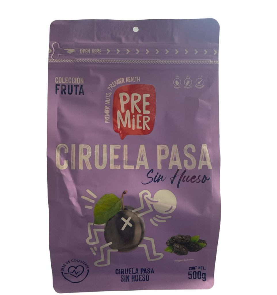 Ciruela Deshidratada | Sin Carozo | Premier® | Chile | ZippBag 1KG