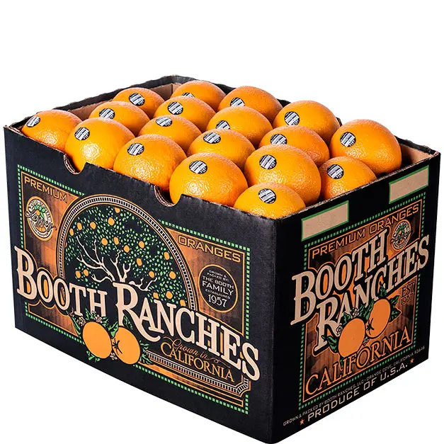 Navel Orange| Booth Ranches® | #80 | California | CTN-BOX ±17kg-37.47lb                                                                      