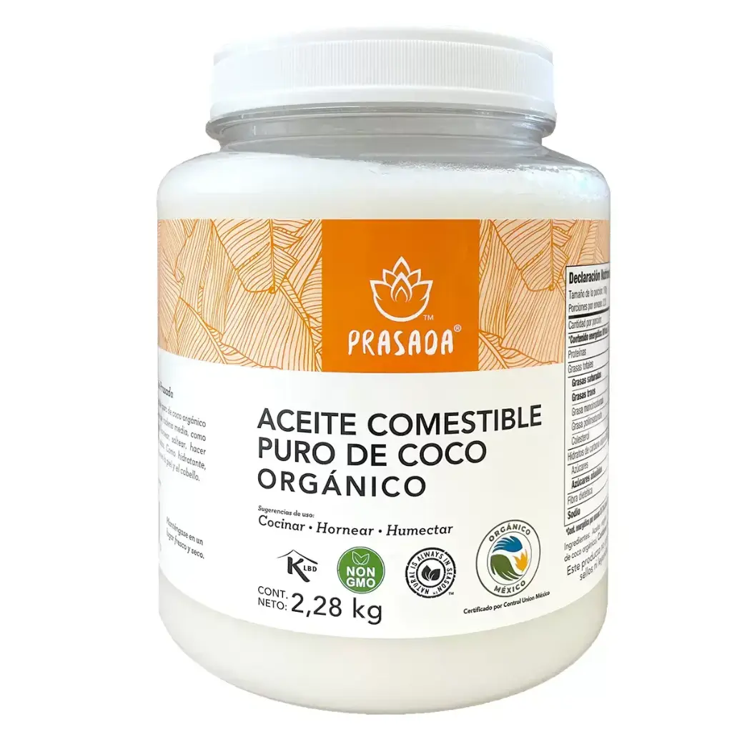 Aceite de Coco Orgánico | Prasada® | Vietnam | CIL-2.28Kg
