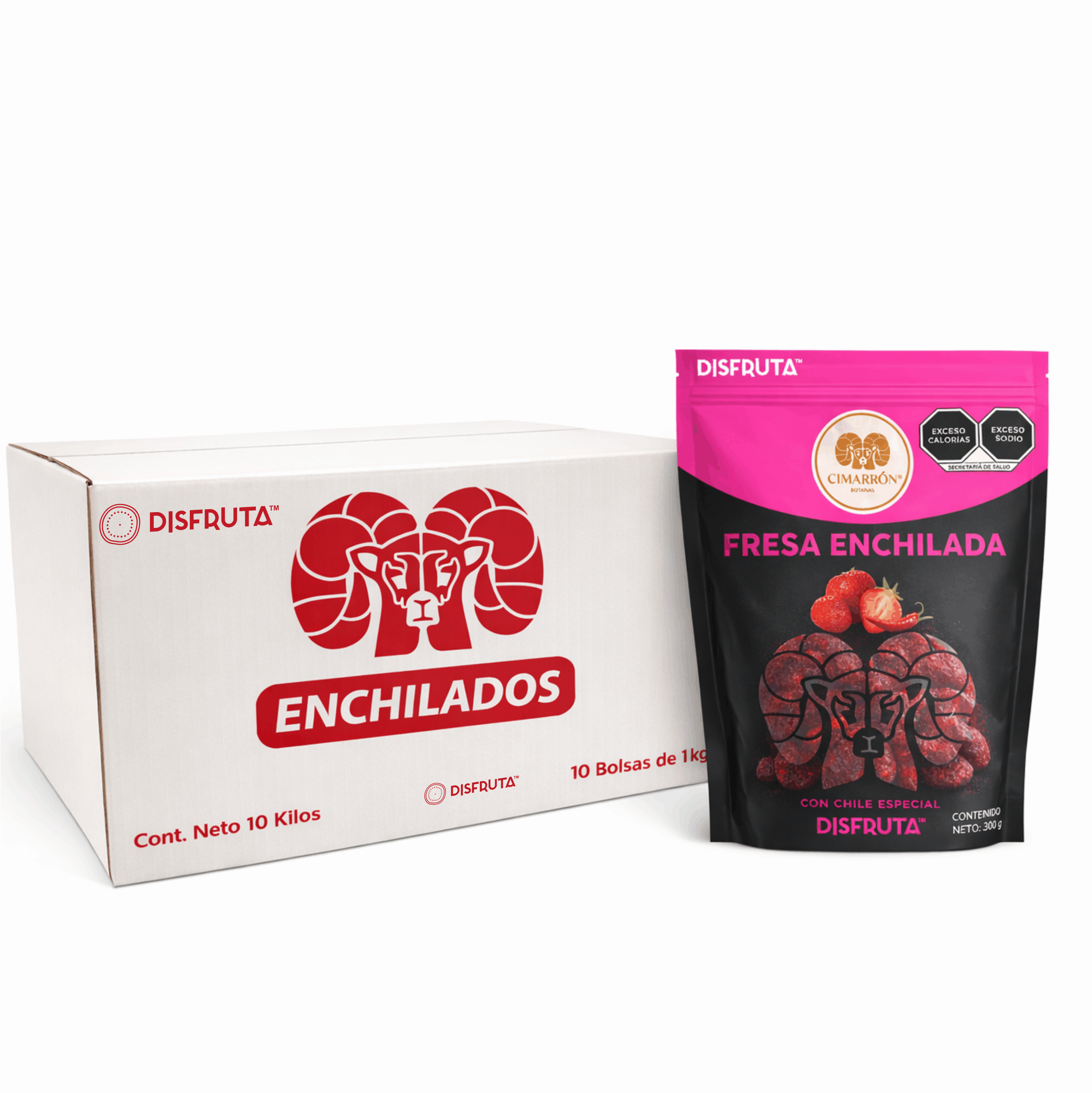 Fresa Confitada & Chile | Cimarrón® | C-CTN 10 PouchBag 1Kg