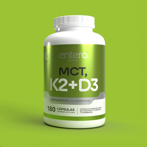 Entera MCT, K2+D3 | Entera Parallel® | 180 CAP