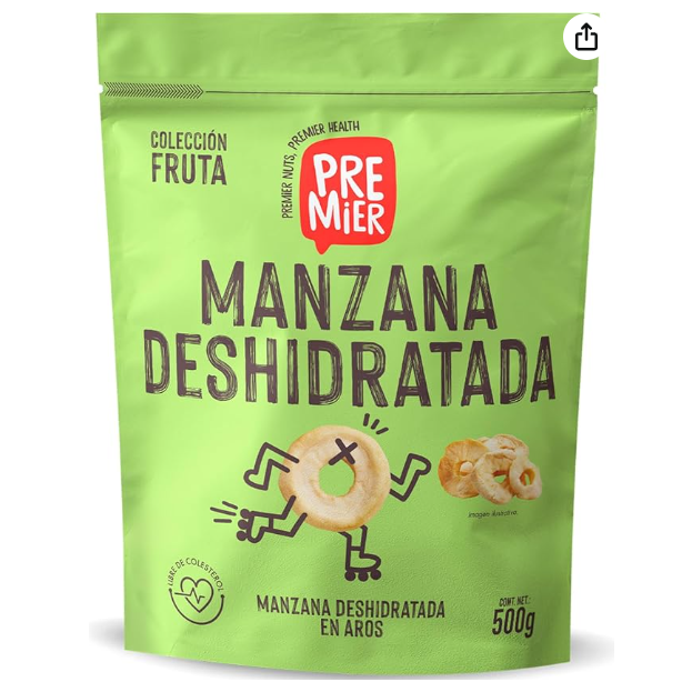 Manzana Golden Confitada | P. Aros  | Premier® | ZipBag 500Gr                                                                 