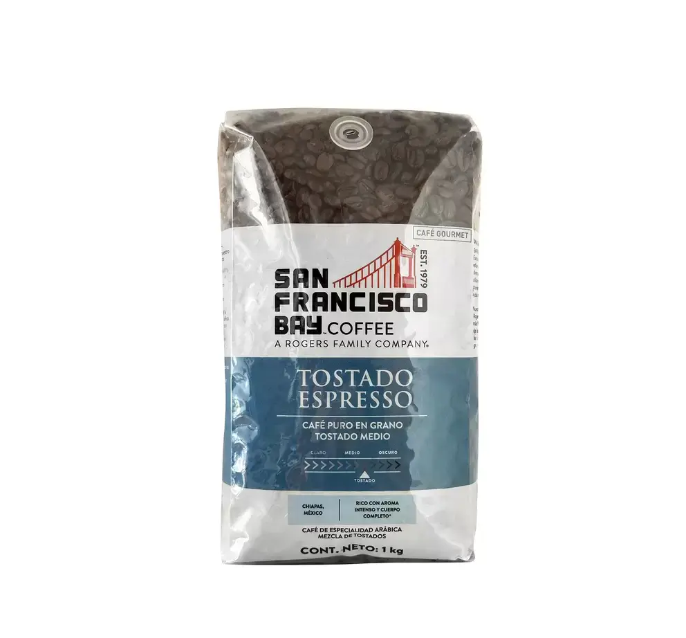 San Francisco Bay Coffee® | Tostado Espresso| Café en Grano de Chiapas |1KG