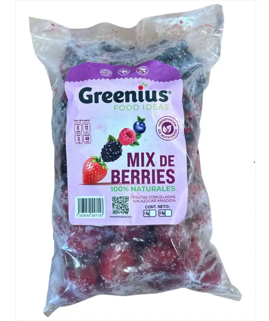 Frozen Berry Mix | Greenius® | 1Kg Pack (IQF)