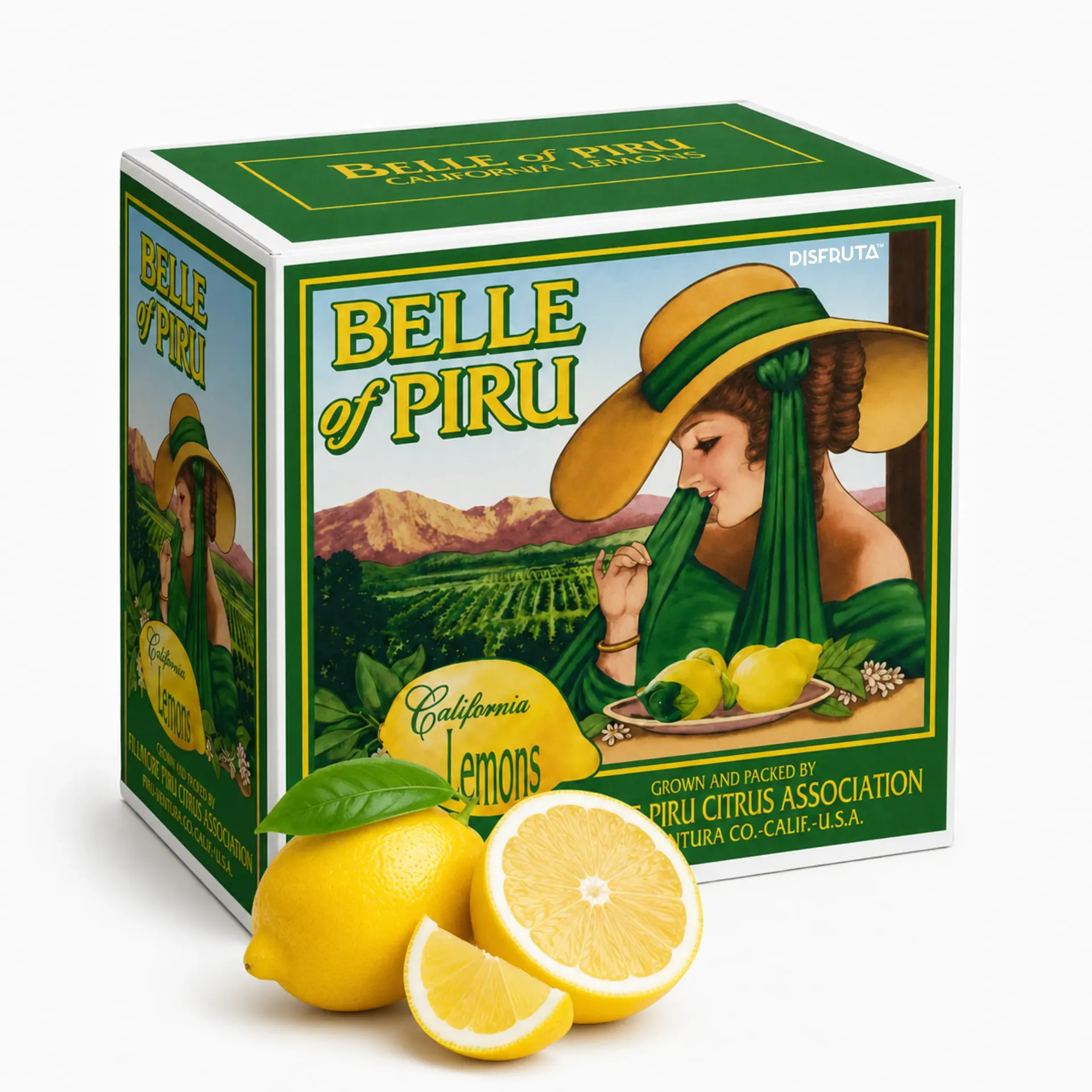 Eureka Lemon  |#115 FCY US | Belle of Piru® | California | CTN-BX 38 LB                                                                                                                                                          