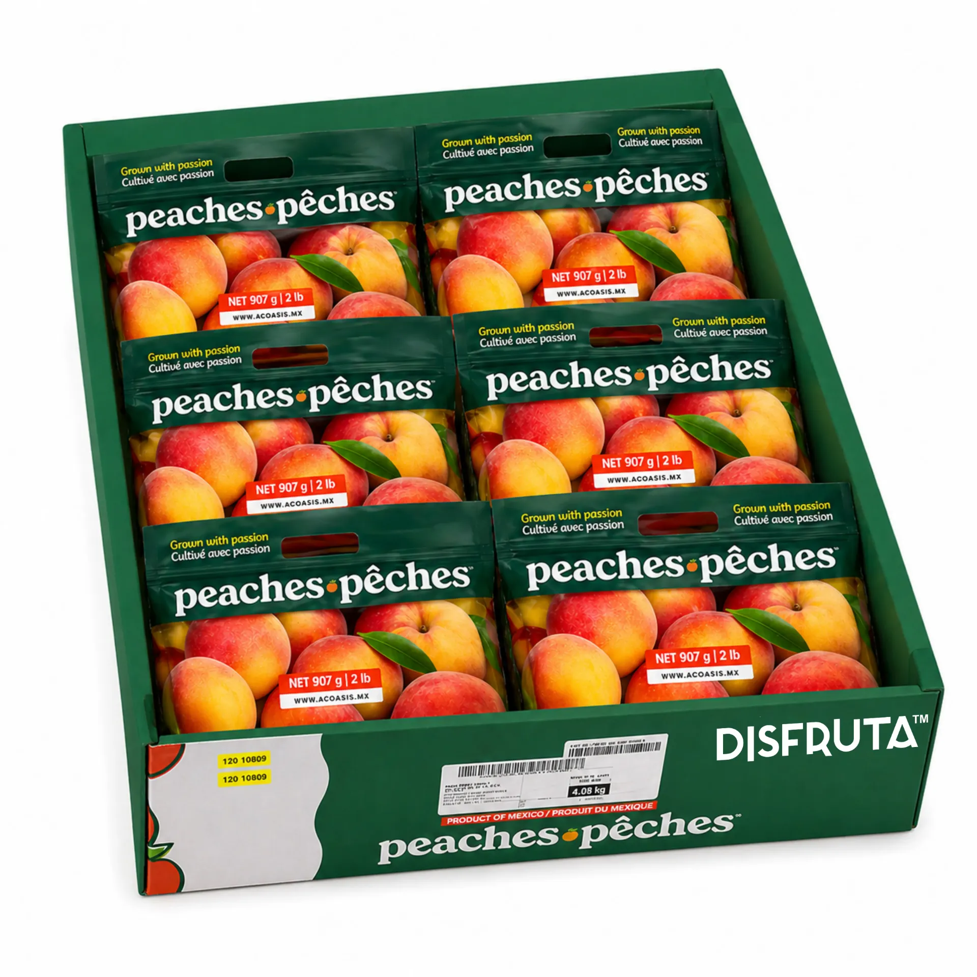 Durazno Best | HMC Farms®| California | C-CTN 11.34KG   