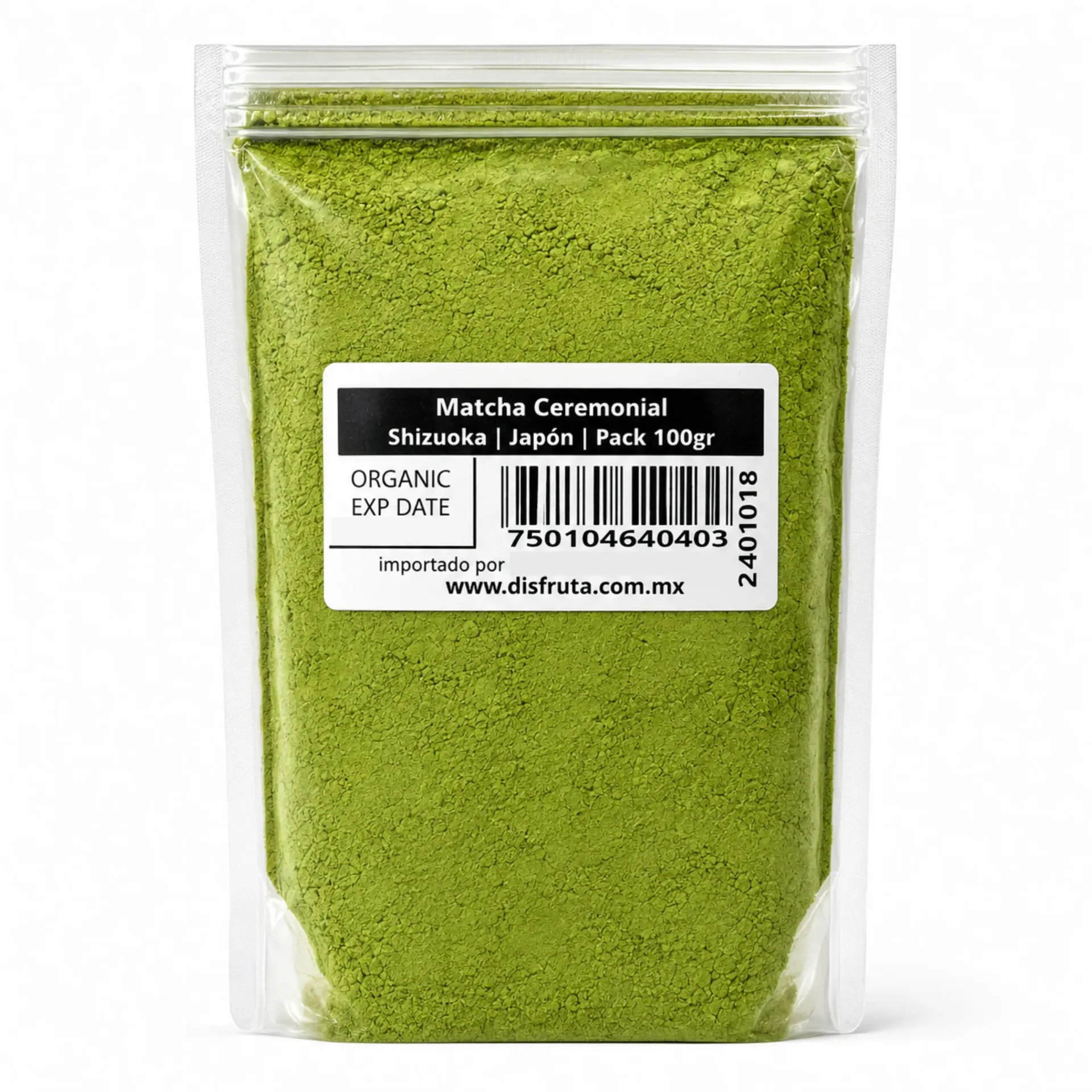 Matcha Ceremonial Shizuoka | Japón | Pack 3.57 Oz-100Gr