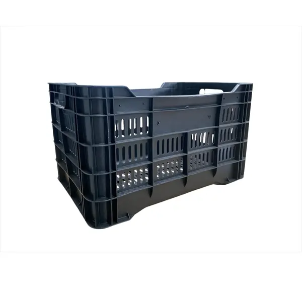 Contenedor Plástico | Negro | P. REC | P. Calado  |  Novatec®                                                                                