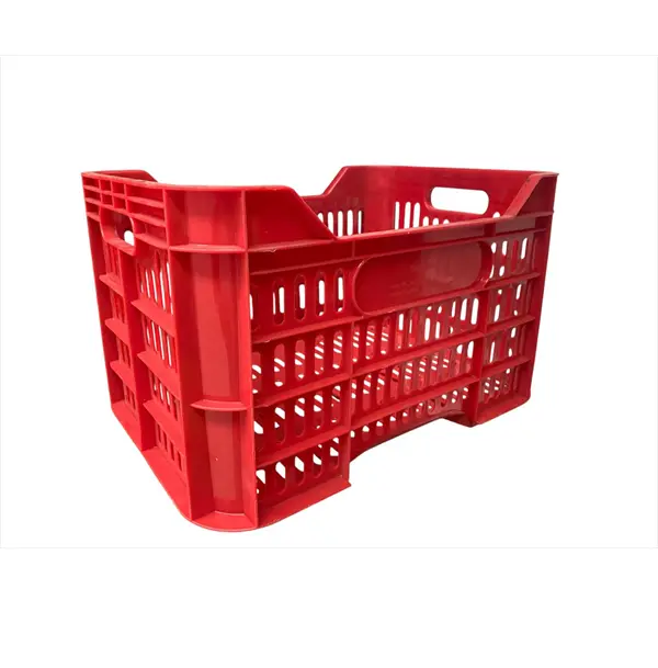 Contenedor Plástico | MiniBox | P. Reciclado | Rojo | Agribox®                                                                                  