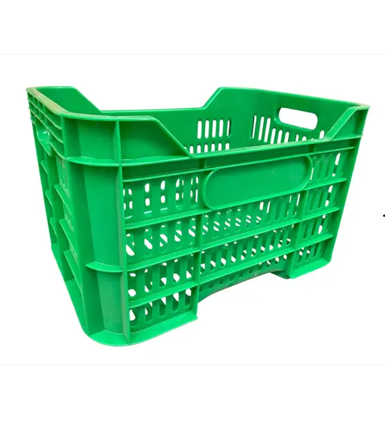 Contenedor Plástico | MiniBox | P. Reciclado | Verde Claro | Agribox®                                                                                    