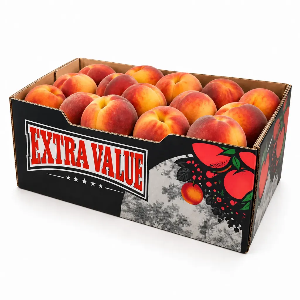 Durazno Amarillo | 40/42 | Extra Value Brand®| California | C-CTN ±11.34KG 