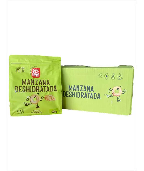  Dried Apple Rings Premier® | Vietnam | CTN-BOX 12ZipBag - 1.1Lbs                                                                     