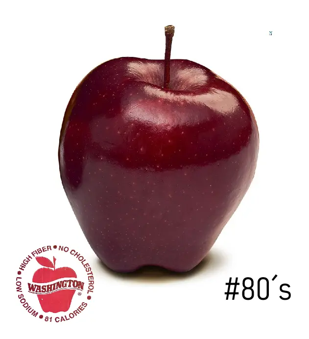 Manzana Red Delicious | #80's | Top Red® | Washington | GRL    