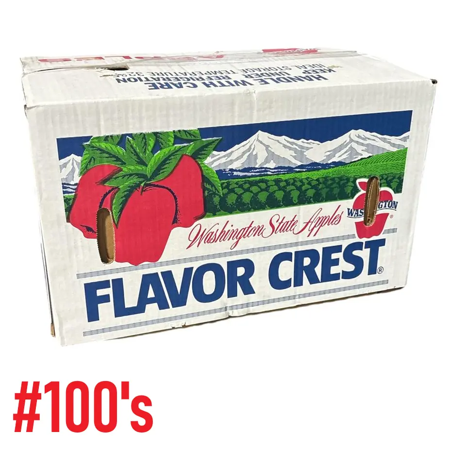 Manzana Red Delicious | #100’S | Flavor Crest® | Washington |  C-CTN ±18KG                                                                                    