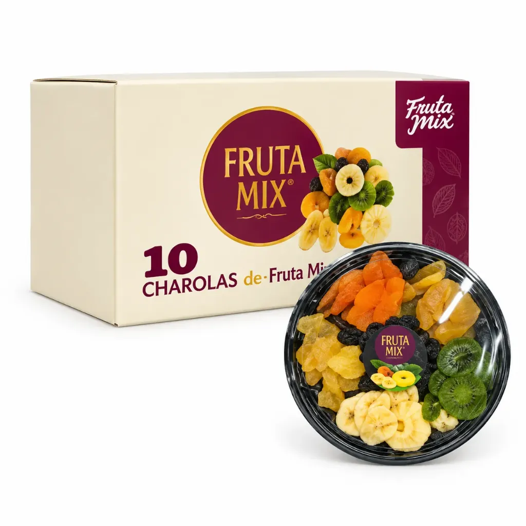 Mix Fruta Confitada | P. Bandeja | NutrioGrand® | C-CTN 10KG/1Kg  