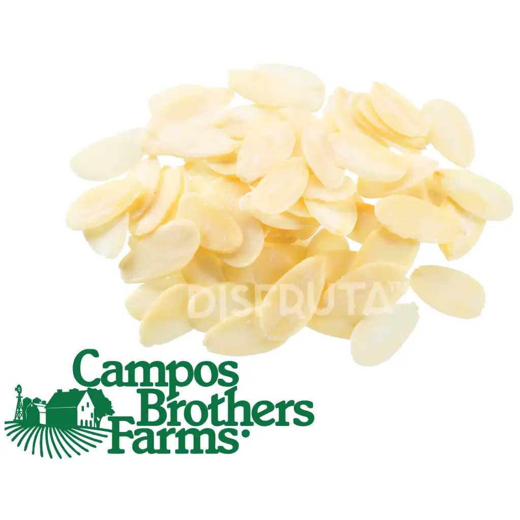 Sliced Almonds | Blanched | Campos Brothers® | California | BLK